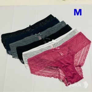 M - New 6 pcs Lace Panties